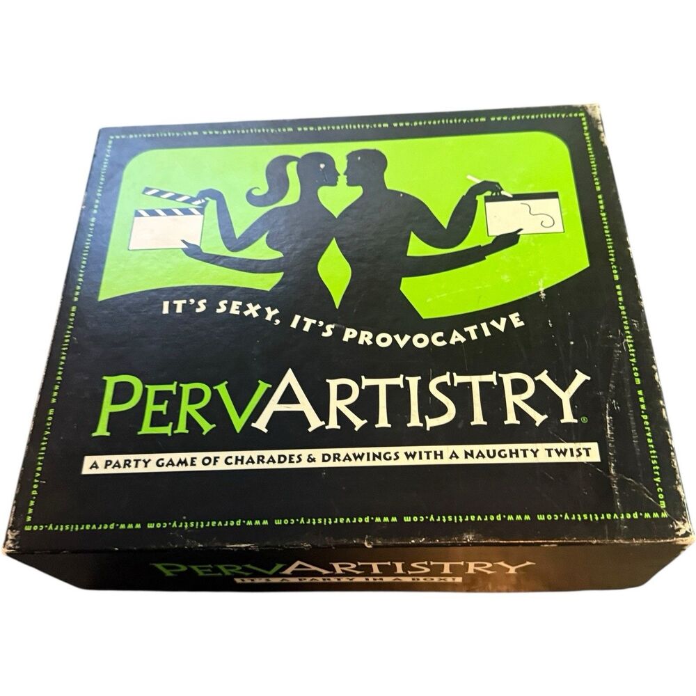 PERVARTISTRY: Provocative Adult Party Game of Charades & Drawing Risque Phrases